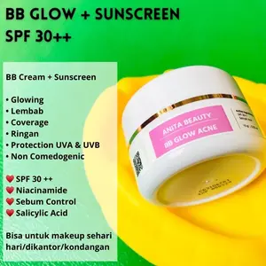 BB GLOW ACNE Foundation wajah berjerawat alas bedak Masker Jerawat Pembersih Jerawat Acne Spot Dot