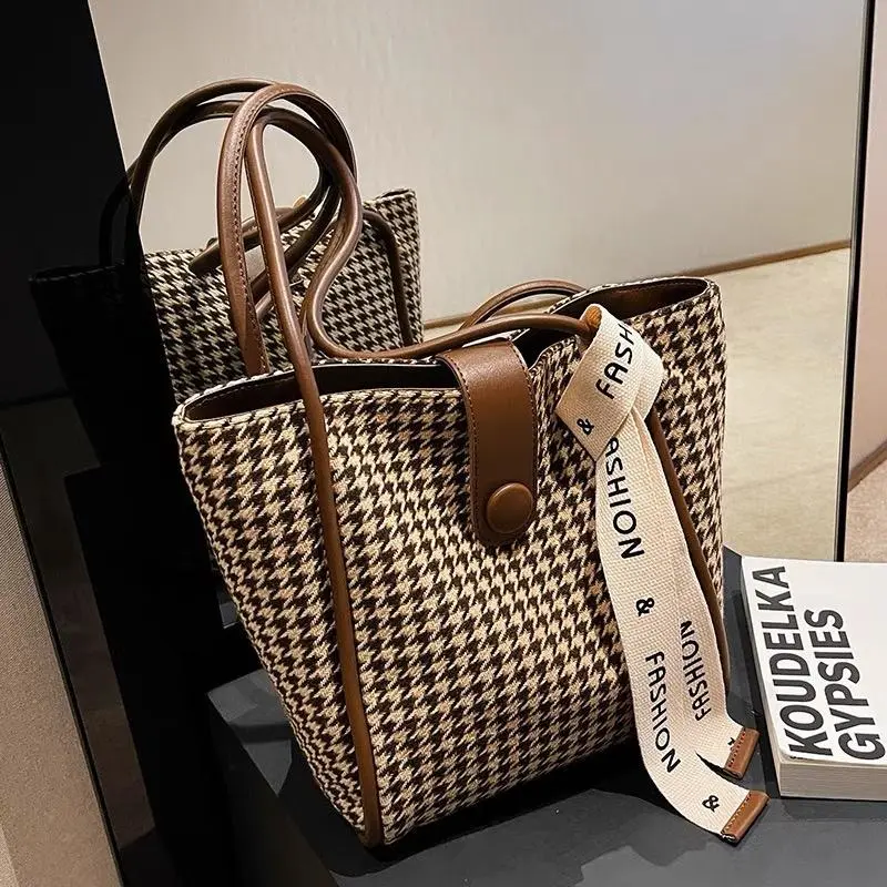 Totebag Wanita Fashion Motif Mikro Tanpa Syal - Kualitas Bagus - Perempuan
