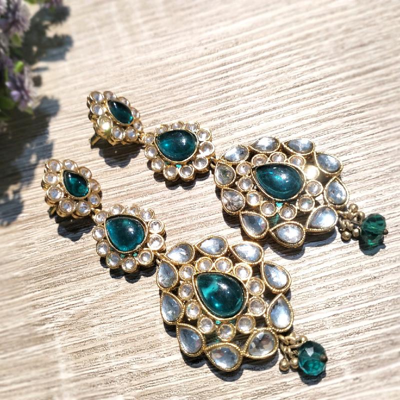 Anting India Permata Green 0