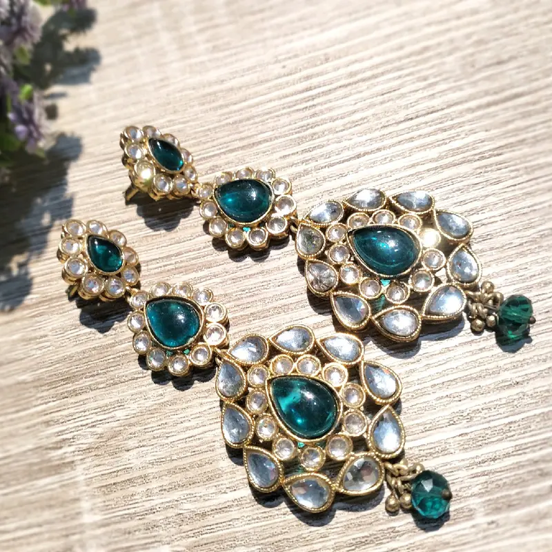 Anting India Permata Green 0