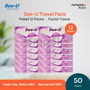 Tissue See U Travel Pack 50 Sheets Isi 12 Packs