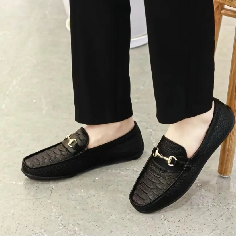 Shoes Nam-Giày Nam Đế Bệt-Giày Đế Bệt Khâu Chắc Chắn Mũi Tròn-Tính Shoes Đế Bằng-M013 giay  nam