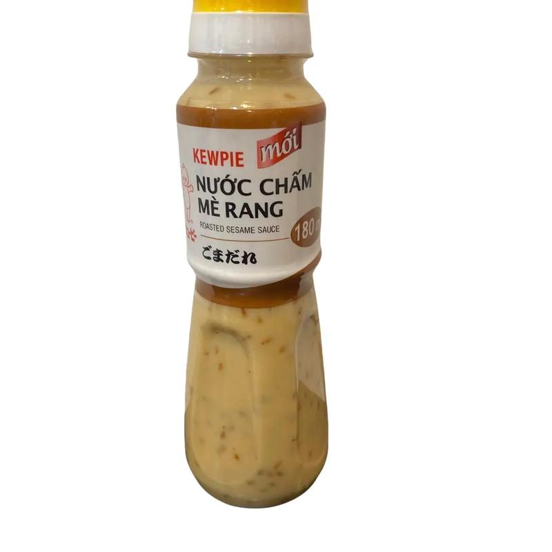 Nước chấm mè rang Kewpie chai 180ml Nước Sốt Gia Vị Chua a1 sauce xo
