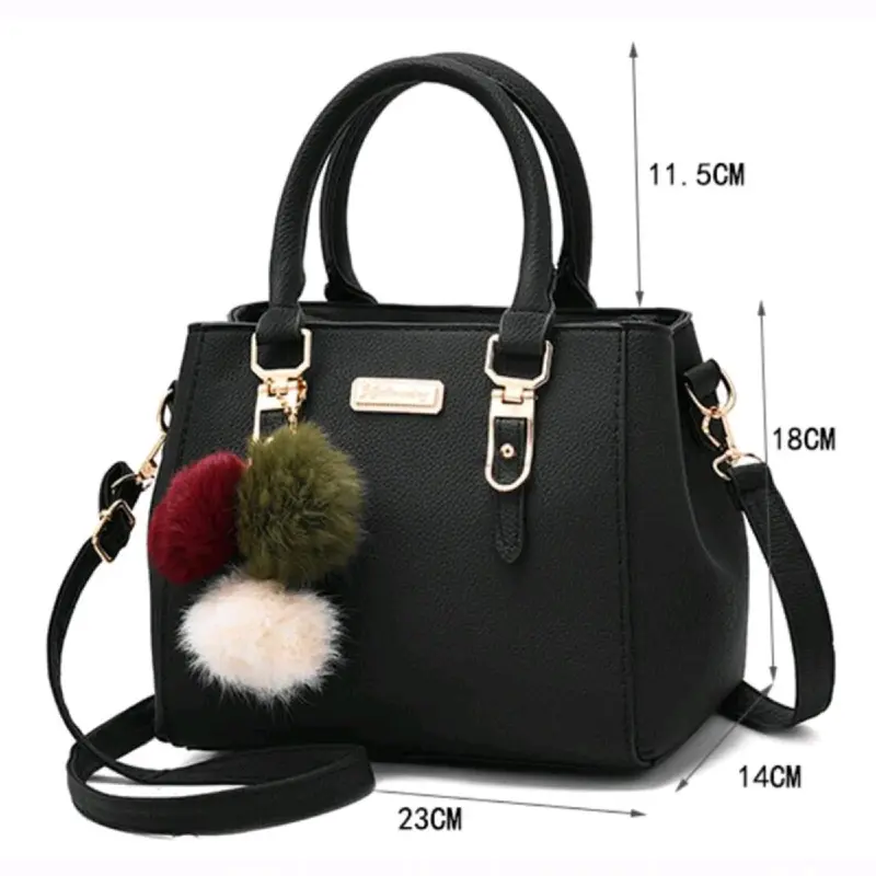 CLAVI BAG - TAS SELEMPANG WANITA MODEL KOREA 2 RUANG BAHAN TEBAL KUALITAS IMPORT TAS BAHU TAS KONDANGAN Kulit PU Hitam Cokelat 5