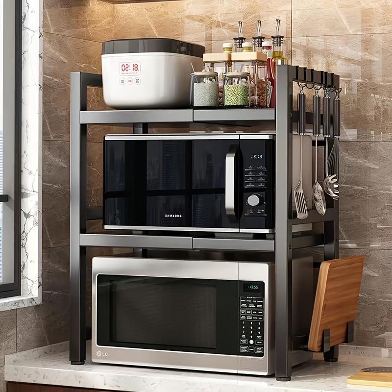 1pc Adjustable Expandable Heavy Duty Metal Kitchen Rack - Multi-Purpose ...