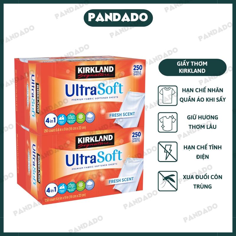 Giấy thơm Kirkland Ultra Soft hương việt kiều Mỹ giấy sấy thơm hạn chế nhăn quần áo có tách lẻ
