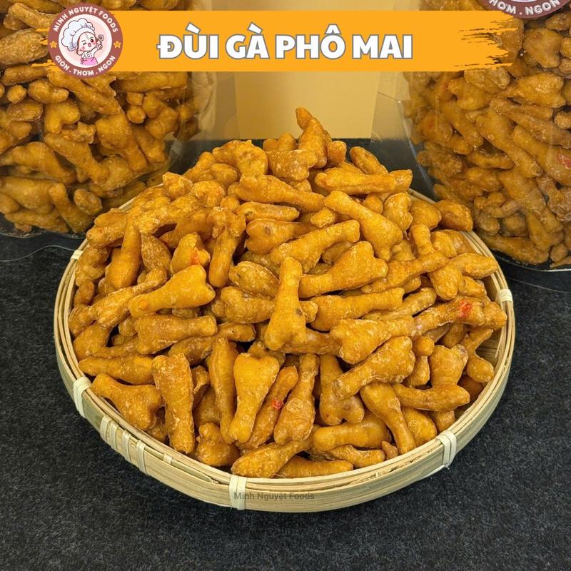 Đùi Gà Sấy Phô Mai, Bánh Quẩy Đùi Gà Phô Mai Giòn Tan Thơm Ngon, đồ ăn vặt Thức Ăn Snack  Food