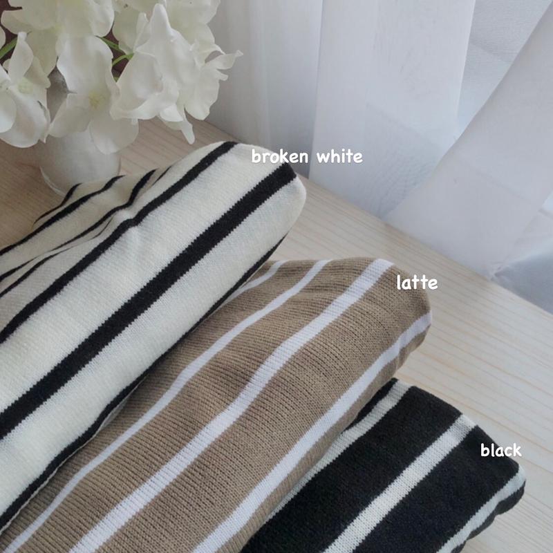 Kyra striped sweater - blouse garis garis - atasan rajut - kaos garis 7