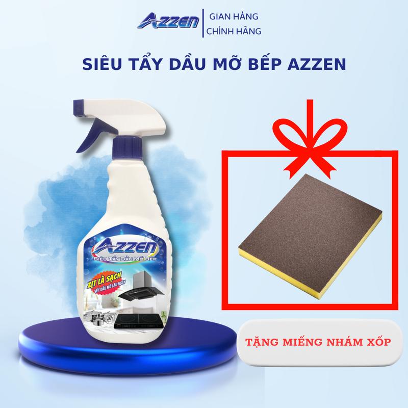 Siêu tẩy dầu mỡ bếp Azzen Vệ sinh dầu mỡ bám trên bếp nồi niêu hút mùi tủ bếp bếp ga bếp từ tường...
