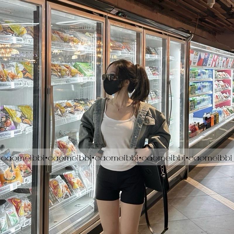 CAOMEIBBI - ÁO KHOÁC JEANS NGẮN TAY DÀI - CROP JACKET. 4