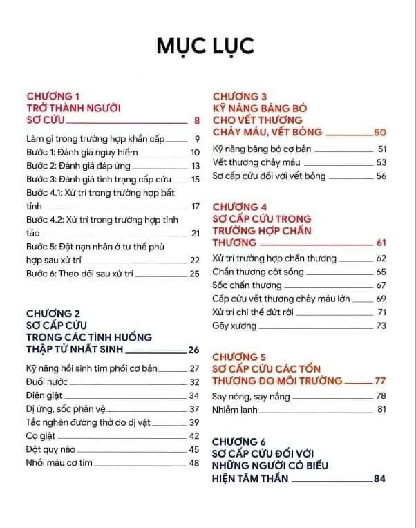 Sách - Sơ cứu 360 - Cẩm nang hướng dẫn chi tiết sơ cứu YTE trong mọi gia đình - Sách về gia đình 6