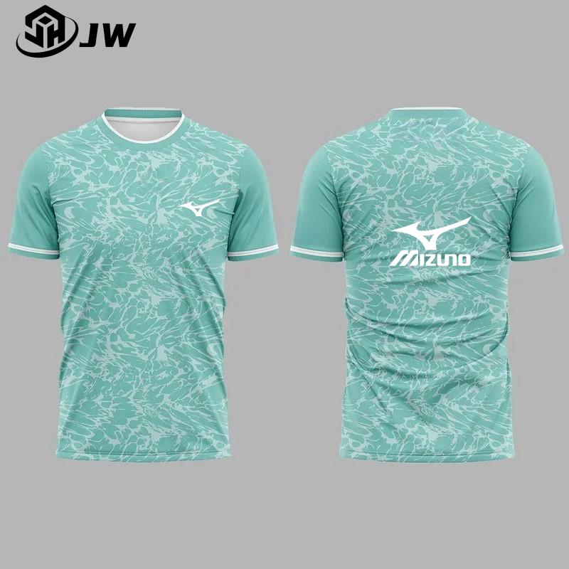Product Introduction of Thời Trang Phong Cách Mới, Nhanh Khô, Thể Thao Ngoài Trời, Mizuno, In 3D, Cổ Tròn, ngắn Tay Áo, In Tên Và Số Tùy Chỉnh Miễn Phí Top Sport 22