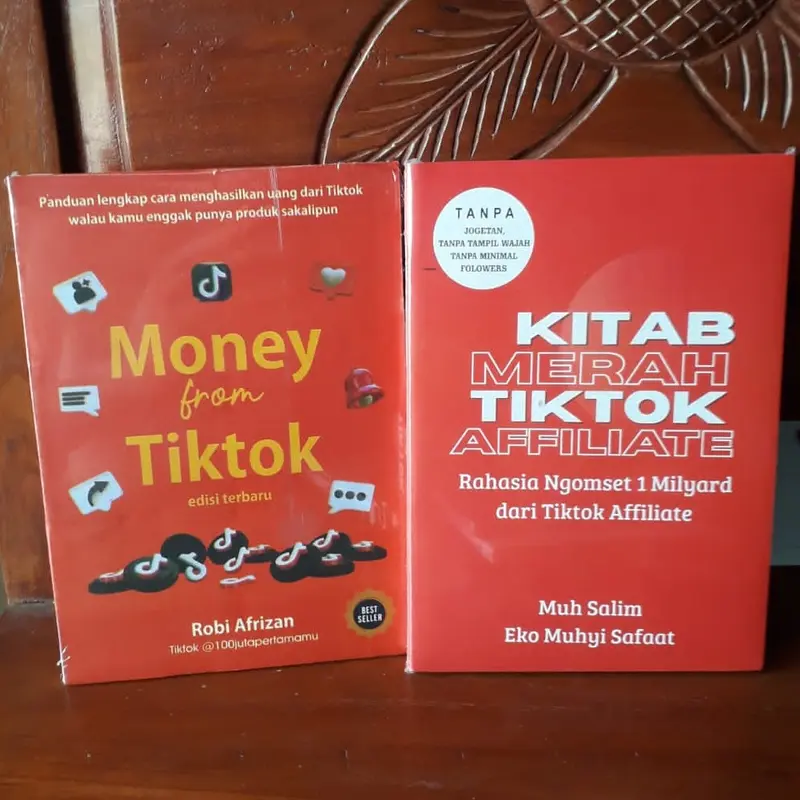 Buku Money From Tiktok dan Kitab Merah Tiktok Affiliate 0