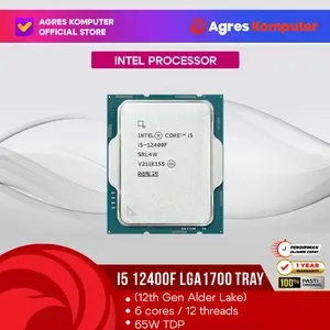 INTEL PROCESSOR I5 12400F LGA1700 1YT TRAY