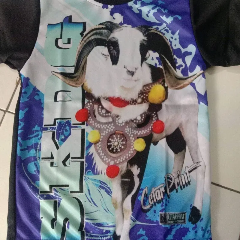 JERSEY DOMBA SKDG TOSKA PRINTING ANAK/Baju domba anak laki-laki/kaos anak laki-laki/kaos murah/jersey anak laki-laki/jersey murah/jersey domba/kaos jersi murah Nyaman Fashion 1