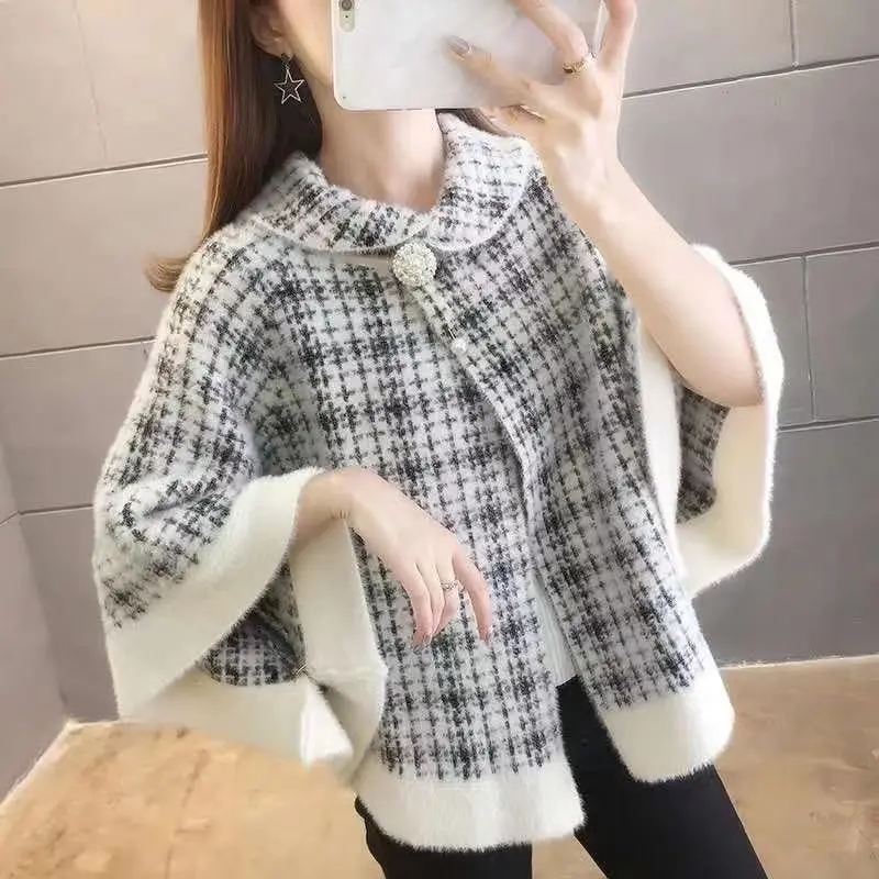 Áo Choàng Cổ Tròn Dáng Xoè Ngắn - Thời Trang Nữ - Top Women Fashion