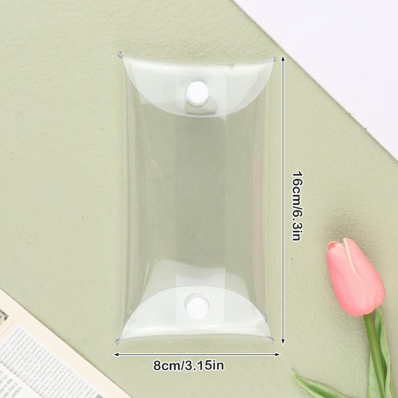 Product Introduction of [QQQ]Mini Anime Doll Display Bag Transparent Coin Purse Keychain Pendant Square Pouch Organizer Key Lipstick Earphone Storage Bag 35