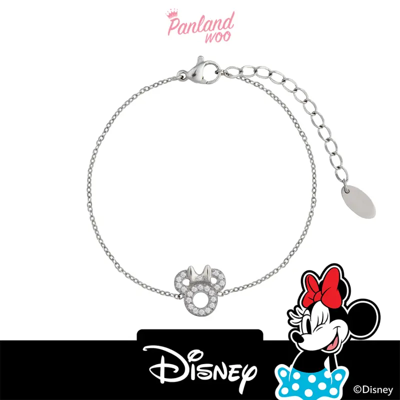 Panlandwoo - Mickey & Minnie Mouse Collection - Gelang Tangan Titanium Wanita Fely Ribbon 6