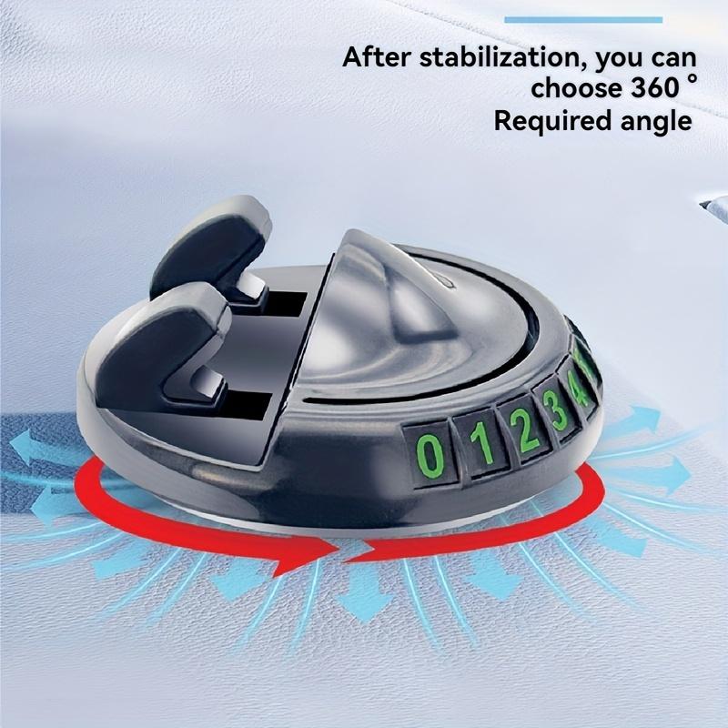 Product Introduction of Waterproof ABS Dashboard Car Phone Holder with Rotatable Device Mounting Feature, Universal GPS Navigation Compatible, Multi-Functional Car Number Plate Holder for Safe Driving 3