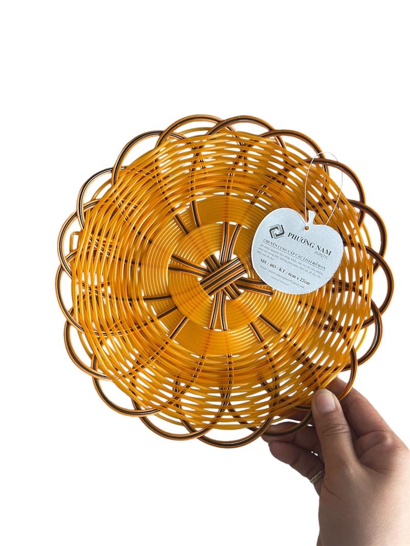 Product Introduction of Đế nồi cơm ( rổ đan đa dụng ) có nhiều kích thước từ 22cm đến 27,5cm 13