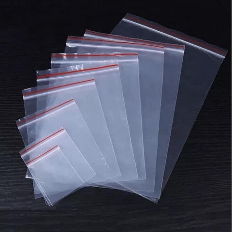 1KG Túi Zipper Chỉ Đỏ Hàng Loại 1, Túi dùng đựng thực phẩm, Bột., Túi zip nhiều size lựa chọn, Bao Bì Thương Nguyễn