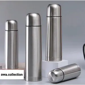 Termos Stainless Mini Kapsul Hot & Cold+Free Tas Varian 4 Ukuran [Harga Satuan] Vacuum