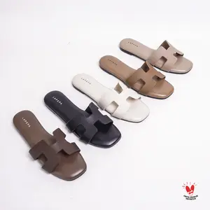 LAPEPA YUK - ORLIN Sandal Wanita Slop Teplek Korea Casual Premium Size 36 - 41 Sendal Selop Rumah