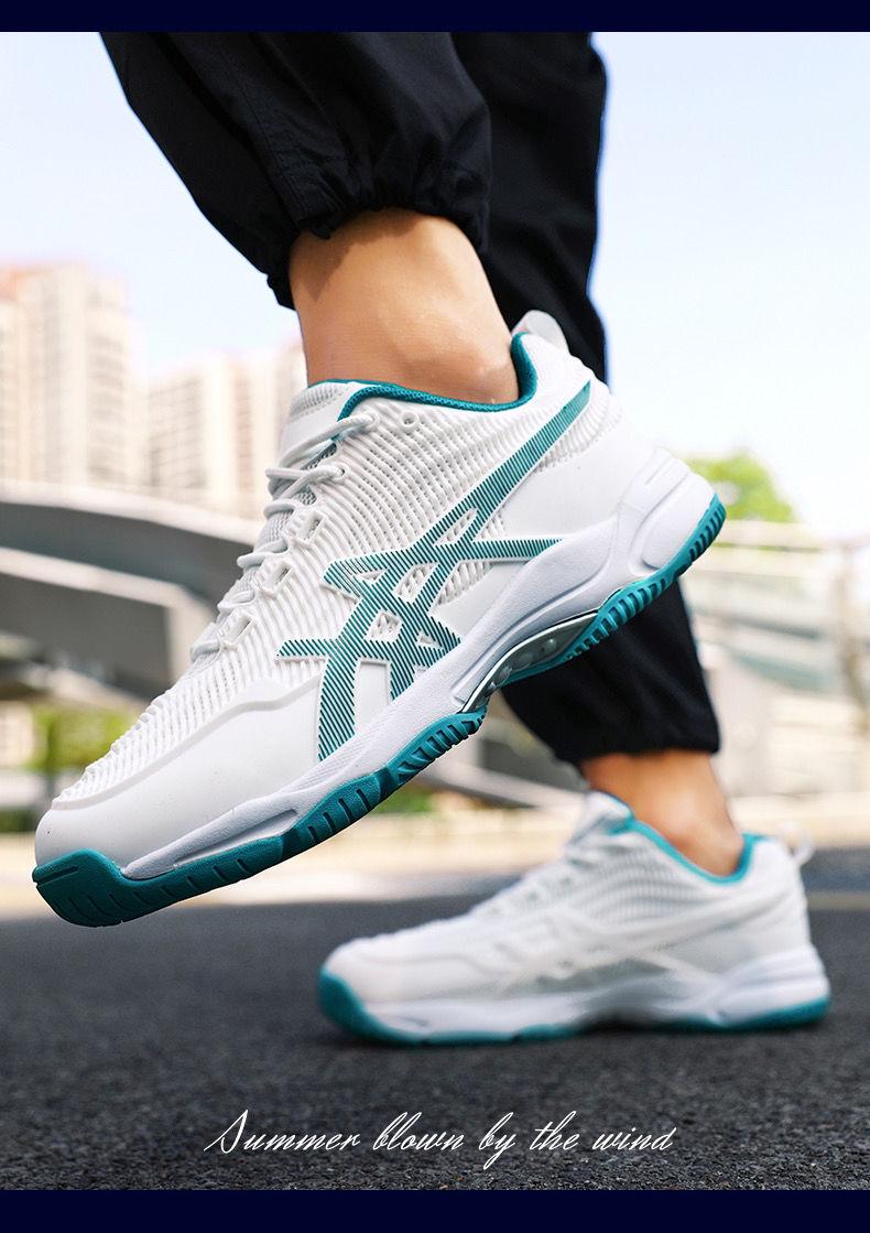 Product Introduction of Brand New Professional Tennis Shoes for Men and Women Breathable Mesh Shoes Men Non-Slip Competition Training Badminton Shoes Men 6