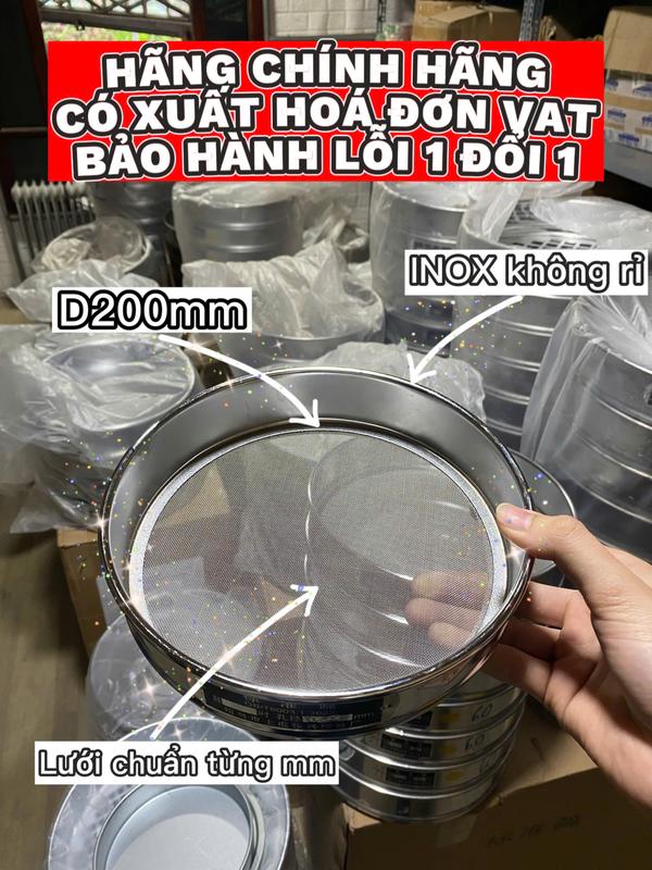 SÀNG RÂY TIÊU CHUẨN D200 20CM SÀNG CHẤT LƯỢNG CAO FULL INOX KHÔNG ...