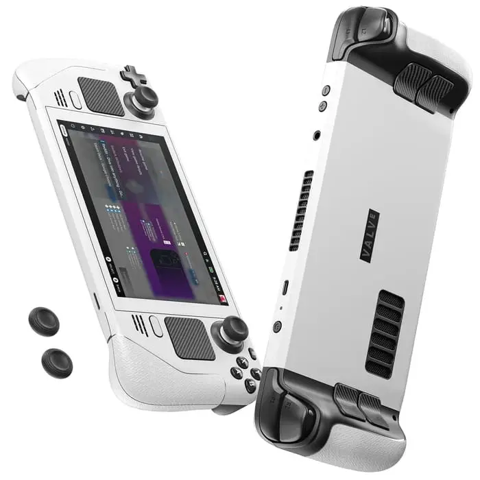 JSAUX Skin Stickers Set Compatible for Steam Deck Free Thumb Grip Caps 0