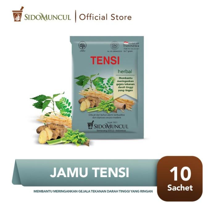 Gambar Sido Muncul Jamu Tensi 10 Sachet dari Sido Muncul Store Kota Bekasi Tokopedia
