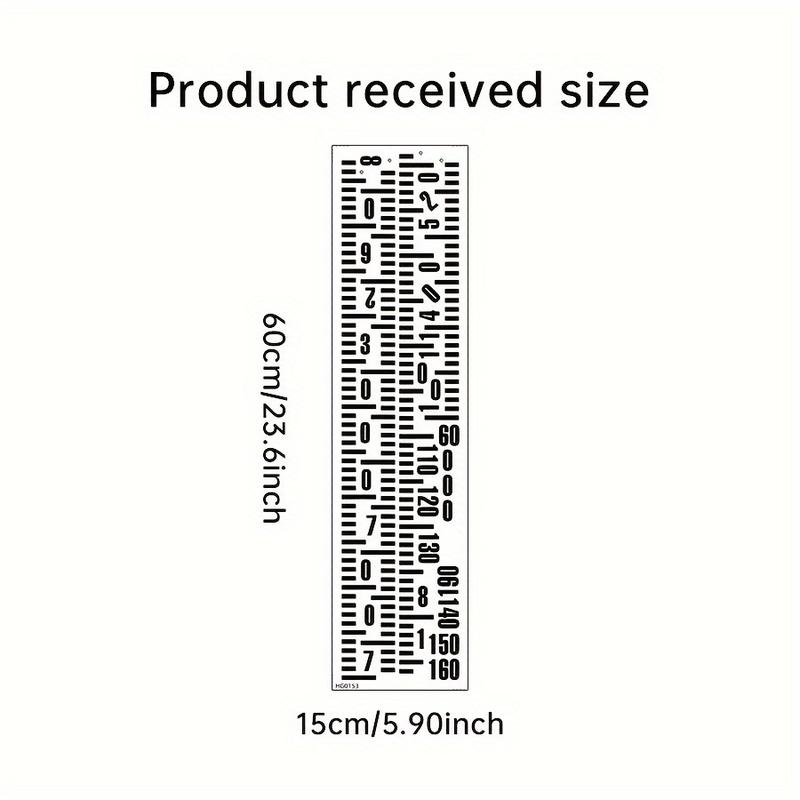 Product Introduction of Kids' Growth Chart Wall Sticker - Easy-To-Read Height Measurement Ruler For Boys & Girls, Perfect For Bedroom & Nursery Decor 0