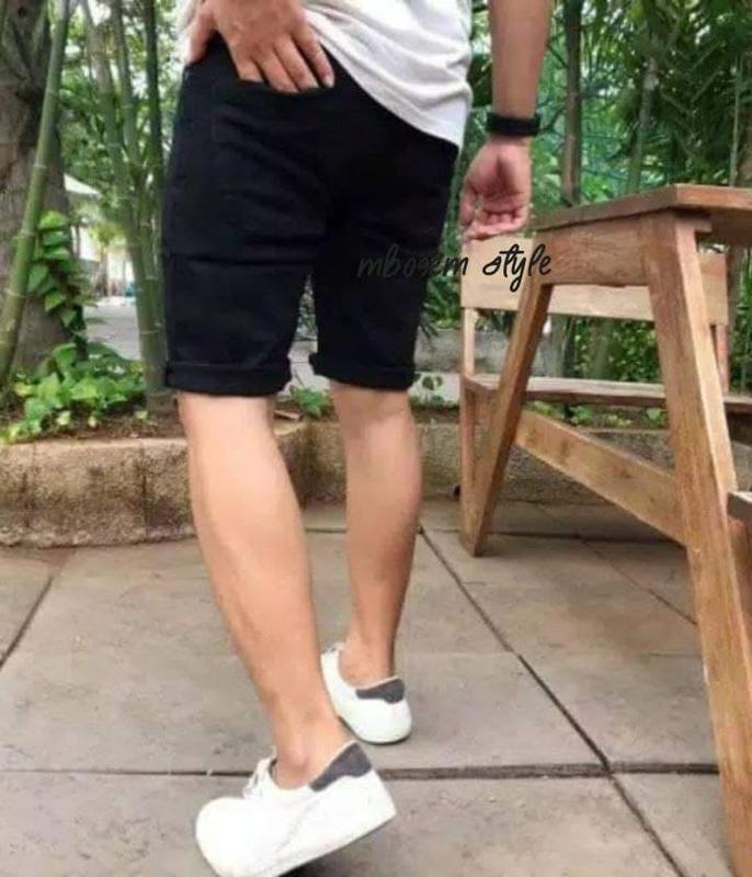 Jeans Pendek Pria Original Terbaru Model Skinny 4