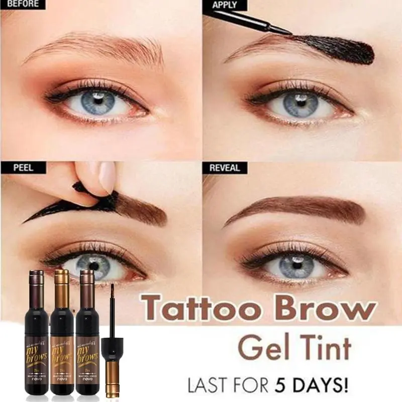 Peel-off  Dyeing Eyebrow  Makeup Waterproof Beauty Supplies