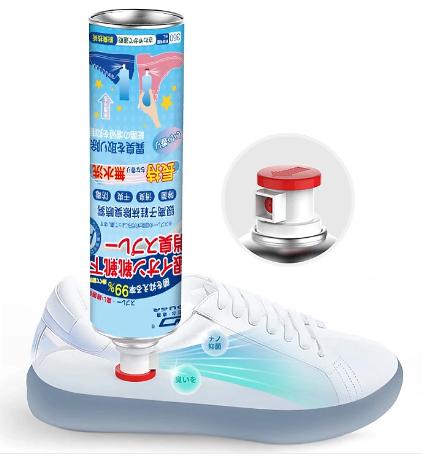 Combo Chai Tẩy Trắng, Vệ Sinh Giày 100ml + Chai Xịt Khử Mùi Hôi, Khử Khuẩn Giày Dép, Làm Thơm Tủ Giày Công Nghệ Nano Bạc 260ml- PT SHOP 3