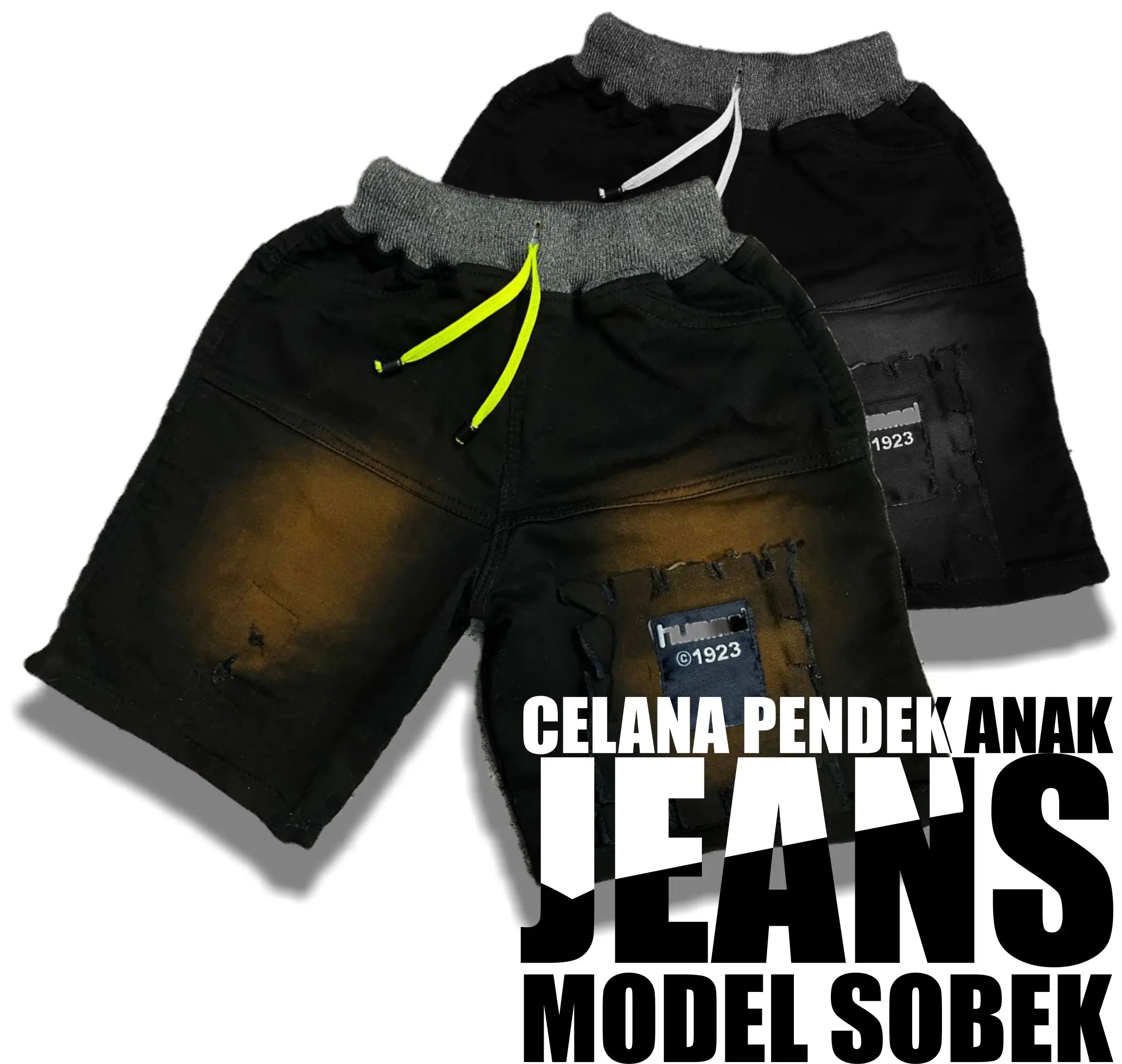 CELANA PENDEK ANAK JEANS SOBEK MODIST MODERN BAHAN SOFTJEANS NYAMAN DIPAKAI MURAH Santai Fashion