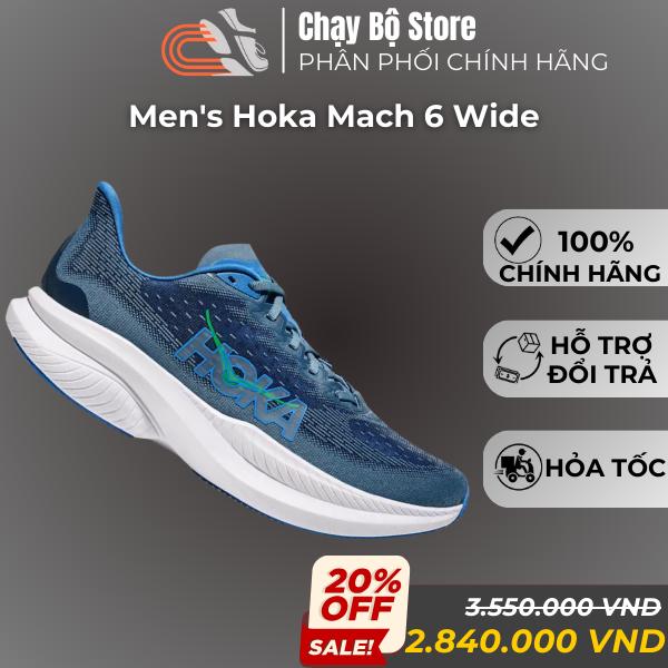 Giày Chạy Bộ Nam Hoka Mach 6 Wide - Chính Hãng 1