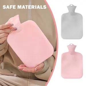 Kantung Kompres Air Panas 500ml/1000ml - Aman, Antibocor & Mudah Digunakan untuk Menghangatkan Tubuh