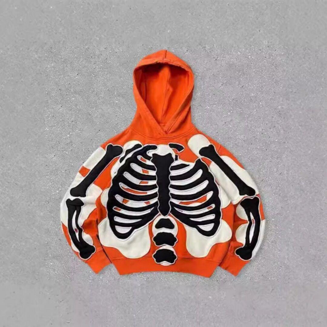 Halloween Skeleton Graphic Hoodie 3D Printed Spring and Autumn Fashion Streetwear Sports Men and Wom