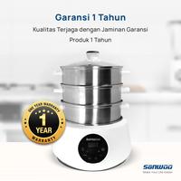 Gambar [FREE GIFT] Sanwoo Electric Food Steamer FS - 3023 / Pengukus Makanan / Kukusan dari Sanwoo Electronics Kota Administrasi Jakarta Utara 4 Tokopedia
