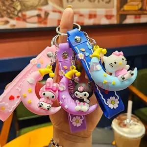 Gantungan Kunci Sanrio Silikon Tebal / Ganci Sanrio / Ganci Kuromi / Gantungan Kunci Boneka Sanrio / Keychain Sanrio / Gantungan Sanrio / Gantungan Tas Sanrio / Gantungan Kunci Tas Sanrio / Gantungan Kunci Viral Sanrio / Gantungan Kunci Lucu Sanrio