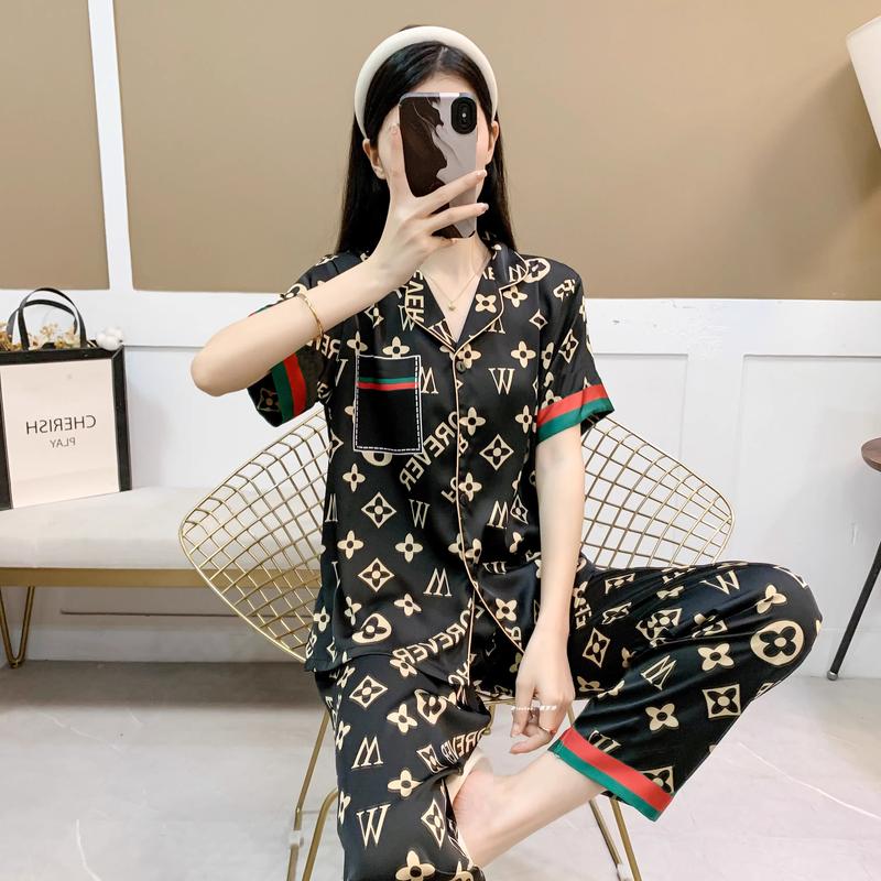 Đồ bộ cao cấp Quảng Châu Mã 310 - Chất liệu lụa Tô Châu 0