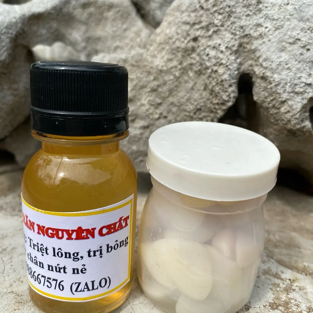 Mỡ trăn nhà làm - dưỡng da combo 2 hủ