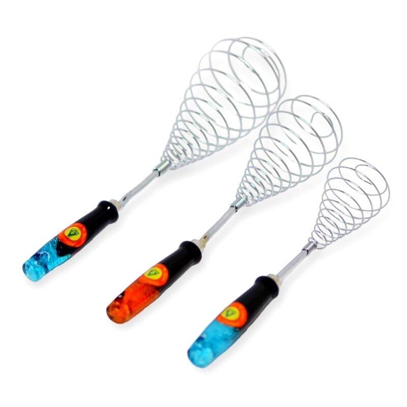THAILAND BEKCO STAINLESS STEEL CRYSTAL HANDLE EGG WHISK PEMUKUL ...
