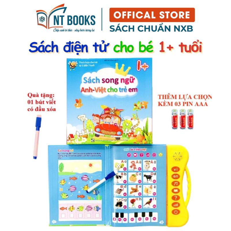 Sách - Sách Nói Điện Tử Song Ngữ Anh - Việt cho trẻ em từ 1-7 tuổi