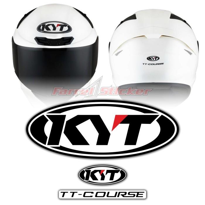 stiker helm sticker helmet KYT TT COURSE 1