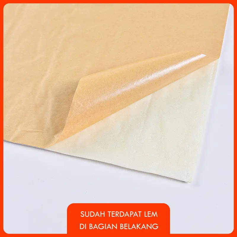 Wallpaper Dinding 3D Foam Motif Batu Bata 70 x 77 cm - Warna Putih 1