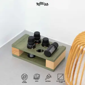 EO holder | Essential oil holder| Rak | Organizer | Minyak atsiri Kayu