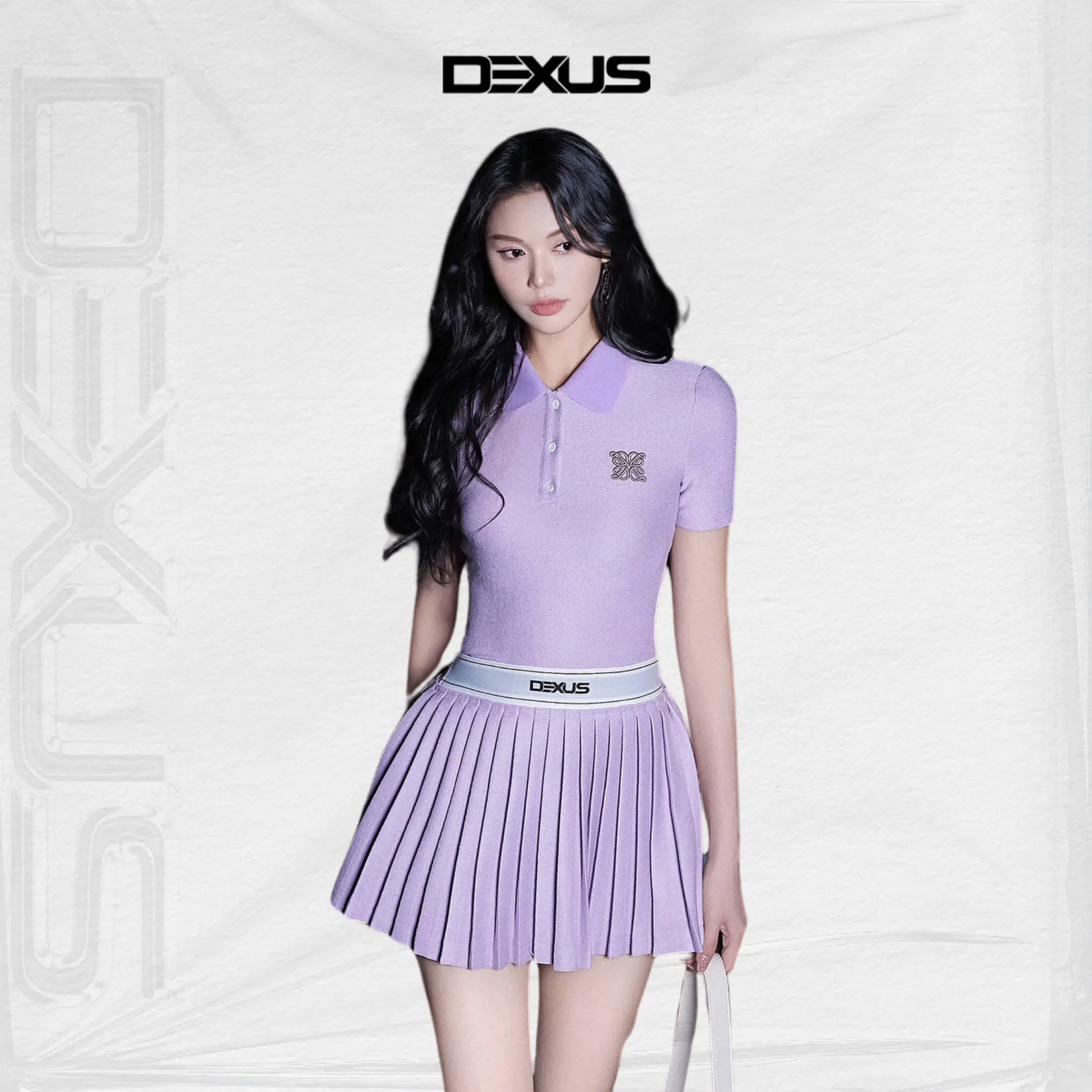 [DEXUS] ÁO POLO MIX CHÂN VÁY XẾP LY SUZY SET - DXA140522 + DXCV140524 (giá theo từng phân loại sản phẩm)