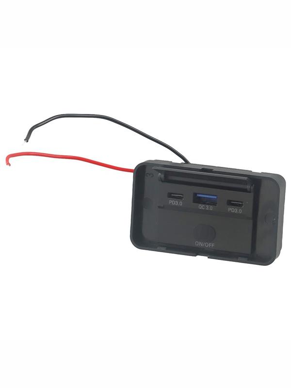 USB Car Charging Socket Dual PD +USB 3.0 Fast Charger Socket Panel 1